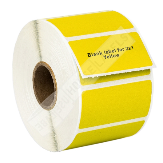 Picture of Zebra – 2 x 1 YELLOW (16 Rolls – Shipping Included)